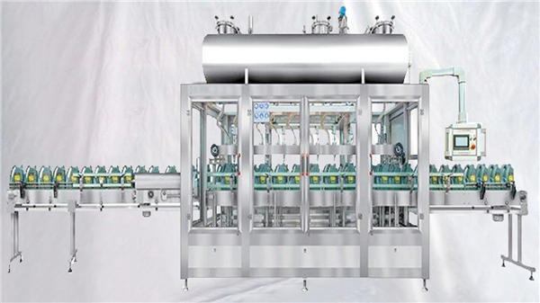 vejning af roterende påfyldningsmaskine til smøremidler 