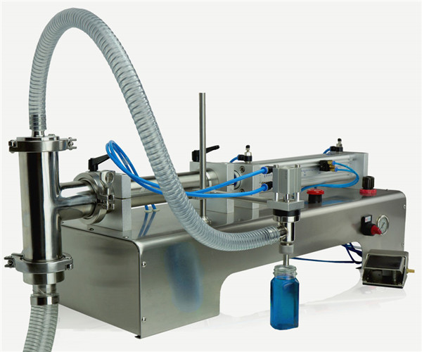 Pneumatisk kontrol dobbelthoveder Lube Oil Filling Machine 