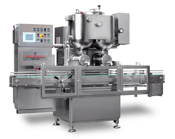 Dobbelthoveder Semi-Automaic Frugt Jam Fyldningsmaskine 