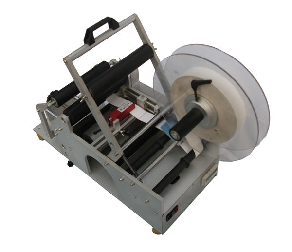 Fabriksflasker semi-automatisk mærkning maskine