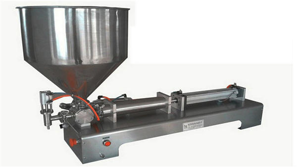 Enkelt hoved semi-automatisk lodret pastapåfyldningsmaskine 