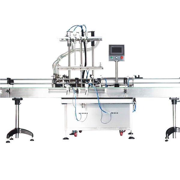 Automatisk 8, 10, 12 hoveder Lotion Stempelfyldemaskine / fyldstof